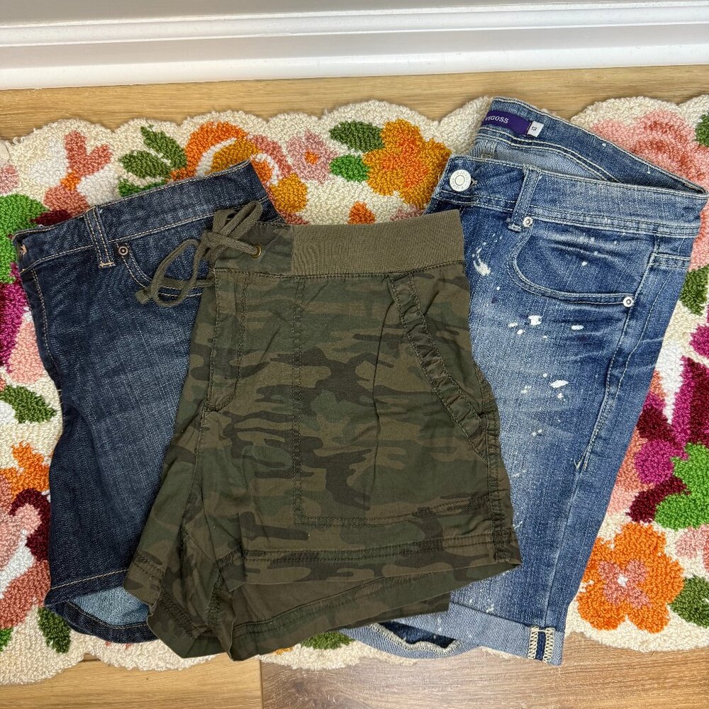Women's Shorts Bundle (3 pairs) - Size - 12/13